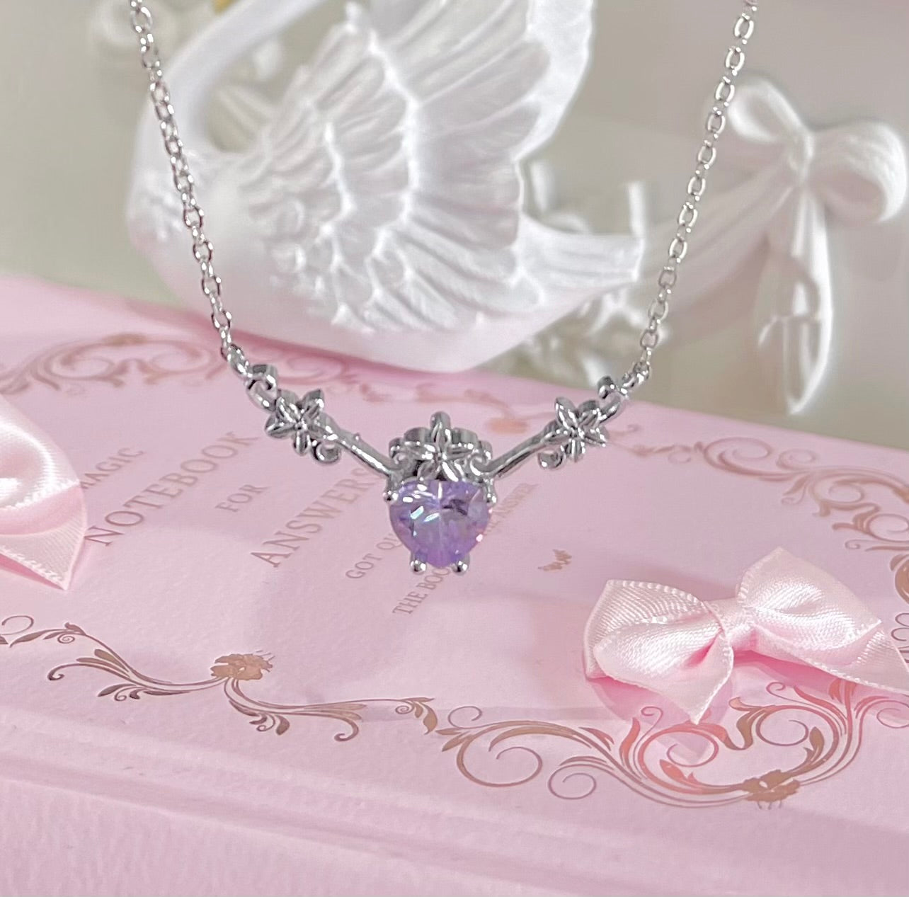 Barbie Diamond castle friendship necklace~ – Janeen London