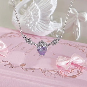 Barbie Diamond castle friendship necklace~