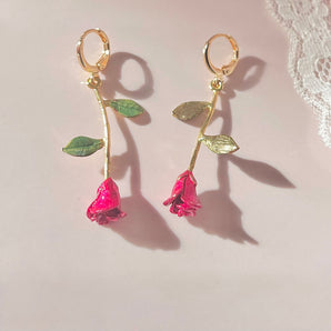 Princess Belle inspired rose earring~
