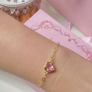 Princess heart bracelet~