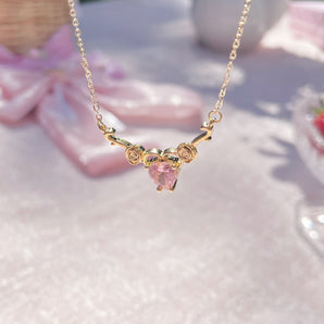 Barbie Diamond castle Necklace~