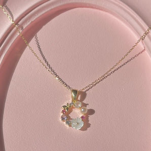 Little flowers tale necklace~