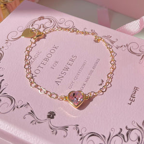 Princess heart bracelet~