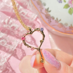Diamond Castle Mirror Necklace~
