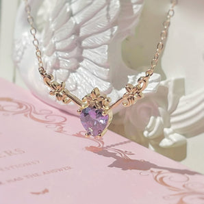 Barbie Diamond Castle friendship Necklace~